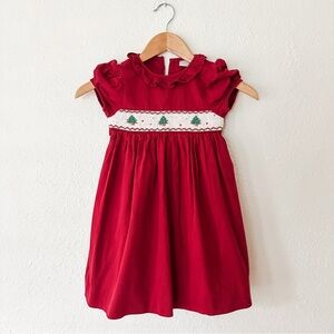 Edgehill Collection Red Dress with White Accents
